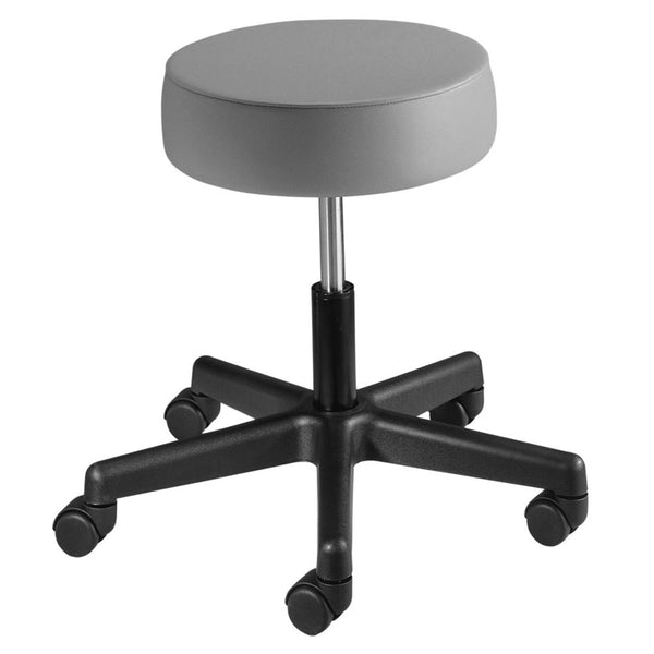 Brewer Designer Stools Manual Stool w/Backrest, Slate Blue - 930670/SLB/NA