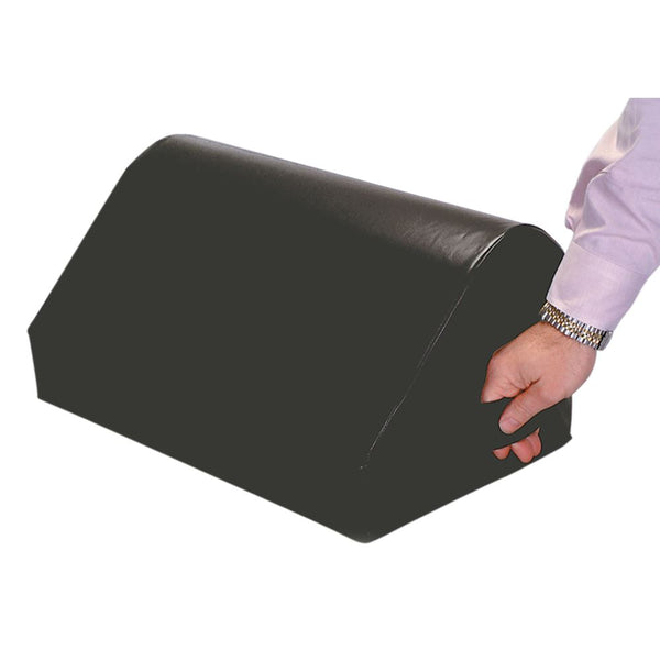 AliMed Tall Knee Bolsters Tall Knee Bolster, Black Vinyl Cover - 930915