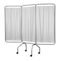 Winco Folding Privacy Screens 1 Panel Screen, White, 42"W - 930934