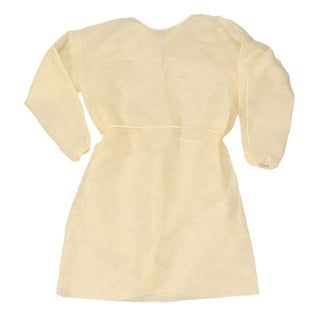 Alimed Personal Protection Gowns and Caps Gowns, Long Sleeve, Yellow, cs/50 - 931421