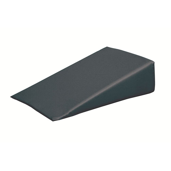 AliMed Vinyl-Covered 15 Degree Wedge Positioner, 7"L 15 Degree Vinyl-Covered Wedge Positioner, Black Vinyl, 11"W x 7"L x 3"H - 931713
