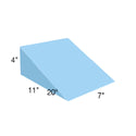 AliMed Vinyl-Covered 20 Degree Wedge Positioner, 7"L 20 Degrees Vinyl-Covered Wedge Positioner, Black Vinyl, 11"W x 7"L x 4"H - 95-152