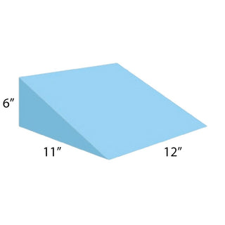 AliMed Vinyl-Covered 25 Degree Medium Wedge Positioner 25 Degree Vinyl-Covered Med. Wedge Positioner, Blue Vinyl, 11"W x 12"L x 6"H - 931726