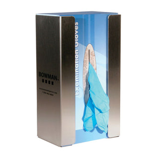 Bowman Glove Box Dispenser, Stainless Steel Double Glove Box Dispenser, Stainless Steel, cs/6 - 931999