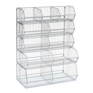 Nexel Wire Bin Shelving Divider, 12"H x 20"D, 12/pk - 932877