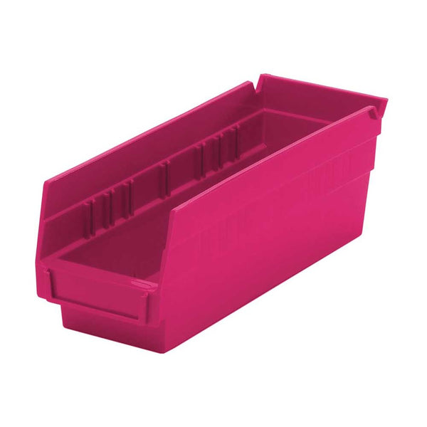 Quantum Economy Shelf Bins Economy Bin, 6-5/8"W x 4"H x 23-5/8"D, Green, 8/cs - 933612/GREEN/NA