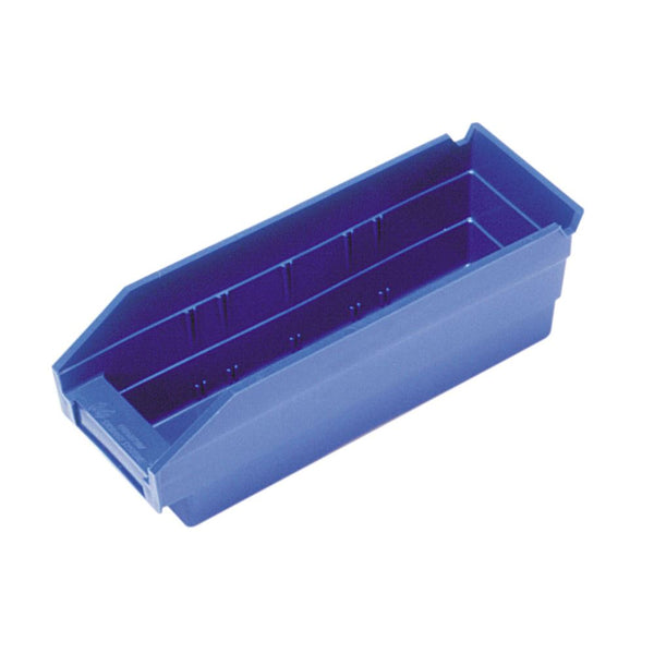 Quantum Economy Shelf Bins Economy Bin, 6-5/8"W x 4"H x 23-5/8"D, Green, 8/cs - 933612/GREEN/NA
