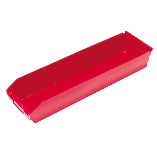 Quantum Economy Shelf Bins Economy Bin, 6-5/8"W x 4"H x 17-7/8"D, Pink, 20/cs - 933610/PINK/NA