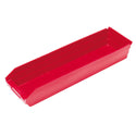 Quantum Economy Shelf Bins Economy Bin, 8-3/8"W x 4"H x 17-7/8"D, Red, 10/cs - 933614/RED/NA