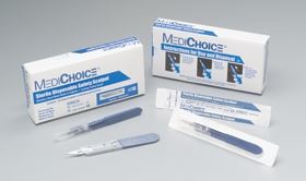 Alimed Disposable Safety Scalpels Disposable Safety Scalpels, - 10, Sterile - 933929