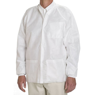 Alimed Disposable Staff Jackets Disposable Staff Jackets, White, X-Large - 934669