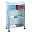 Wire Linen Carts Cart Cover, 48"W x 72"H x 18"D, Mauve - 934914/MAUVE/NA