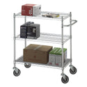 Utility Cart Utility Cart with Solid Bottom, 48"W x 42"H x 24"D - 934912