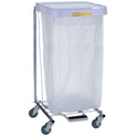 Medium-Duty Hampers with Foot Pedal Medium Duty Single Hampers with Foot Pedal, 18"W x 35"H x 17"D - 934952