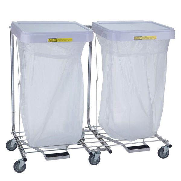 Medium-Duty Hampers with Foot Pedal Medium Duty Single Hampers with Foot Pedal, 18"W x 35"H x 17"D - 934952