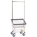 Front Loading Laundry Cart Front Loading Laundry Cart with Double Pole, 49 lbs, - 935051