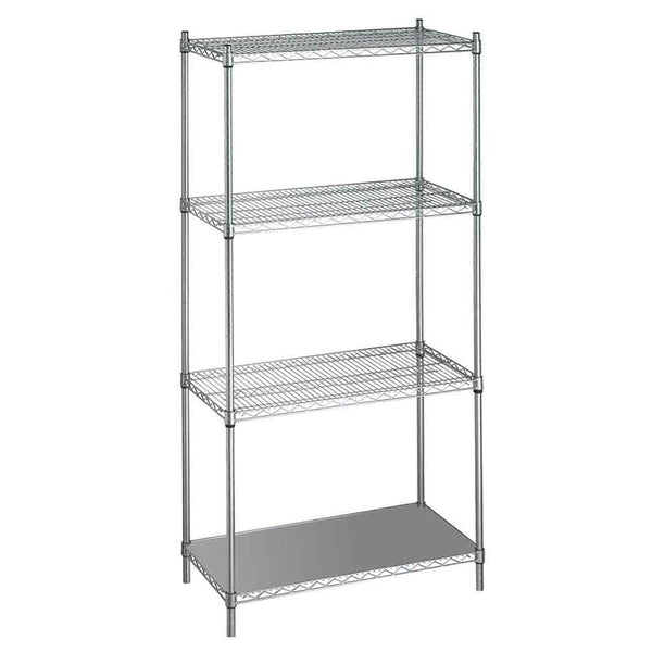 Wire Shelving Panel Kit, 5 Panels, 18"W x 70"H - 935068