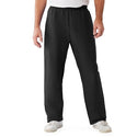 Medline ComfortEase Unisex Elastic Waist Cargo Scrub Pants with 3 Pockets - ComfortEase Unisex Elastic Waist Cargo Scrub Pants with 3 Pockets, Size 4XL Regular Inseam, Black - 9351DKW4XLM