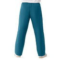 Medline ComfortEase Unisex Elastic Waist Cargo Scrub Pants with 3 Pockets - ComfortEase Unisex Elastic Waist Cargo Scrub Pants with 3 Pockets, Size 3XL Tall Inseam, Caribbean Blue - 9351JCBXXXLL