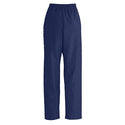 Medline ComfortEase Unisex Elastic Waist Cargo Scrub Pants with 3 Pockets - ComfortEase Unisex Elastic Waist Cargo Scrub Pants with 3 Pockets, Size L Tall Inseam, Midnight Blue - 9351JNTLL