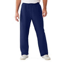Medline ComfortEase Unisex Elastic Waist Cargo Scrub Pants with 3 Pockets - ComfortEase Unisex Elastic Waist Cargo Scrub Pants with 3 Pockets, Size XS Regular Inseam, Midnight Blue - 9351JNTXSM