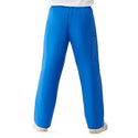 Medline ComfortEase Unisex Elastic Waist Cargo Scrub Pants with 3 Pockets - ComfortEase Unisex Elastic Waist Cargo Scrub Pants with 3 Pockets, Size M Regular Inseam, Royal Blue - 9351JRLMM