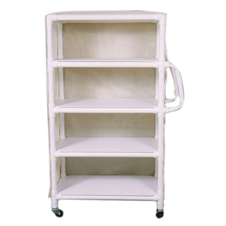 Standard MRI Cart, 4 Shelves MRI Cart, 4 Shelves, w/Handles, Vinyl, Tan - 935480/TAN/VINYL
