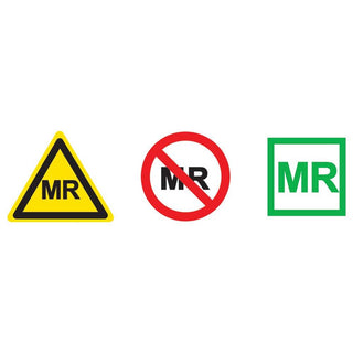 Alimed ASTM Labels Labels, 3 Small, 3 Medium in each color, 18 Labels - 935492
