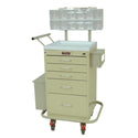 Phlebotomy Carts Phlebotomy Cart, Short, Hammered Grey - 935923/NA/NA/HAM GREY