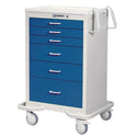 AliMed Quick-Ship 6-Drawer Anesthesia Cart 6-Drawer Anesthesia Cart, Quick Ship - 938093