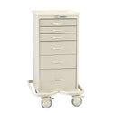 AliMed Mini Series 6-Drawer Tower, Key Lock Mini 6-Drawer Tower, Key Lock, Solid Beige - 938561/BEI/SO