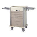 AliMed Select Series 6-Drawer Cart, Electronic Lock, 27" Drawer Space Select 6-Drawer Cart, Electronic Lock, Solid Dark Blue - 938564/DBL/SO