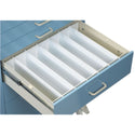 AliMed Cart Accessory, Drawer Divider Sets Plastic Divider Set, 6"H Drawer, 2 Rails, 6 Dividers, Select/Std./Wide - 935966