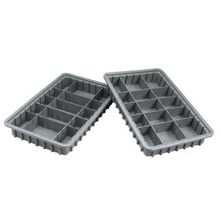 AliMed Cart Accessory, Drawer Tray Kits Tray Kit, 6"H Drawer,2 Trays, 2 Long Dividers, 4 Short Dividers, Select/Std./Wide - 935971