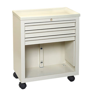 AliMed Economy Carts Economy Cart, 3-Drawer, Beige - 936075