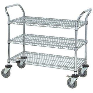 AliMed Wire Utility Cart, 3-Shelf Wire Utility Cart, 3-Shelf - 936415