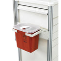 AliMed Cart Accessory, Sharps Bracket Sharps Bracket for Standard/Wide Series Carts - 935974