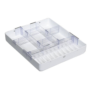 AliMed Cart Accessory, Cart Tray Cart Tray, 3"H, 2 Rails, 5 Dividers, Mini Series - 938501