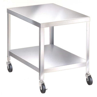 Lakeside Mobile Machine Stands, Heavy Duty Stainless Steel Machine Stand, 2 Shelves, 25-1/4"W x 29-3/16"H x 21-1/4"D - 936708