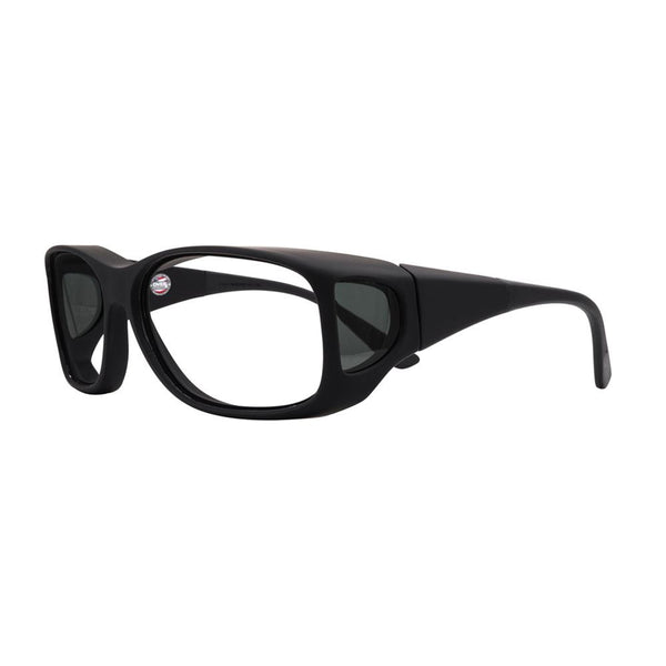 Barrier Technologies Fitover Radiation Eyewear Med. Fitover, Plano, Black - 936844/METBLK/NA