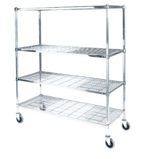 Wire Carts Square Post Wire Cart, 24"x36" - 937012