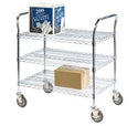Wire Shelf Utility Carts Utility Cart, 2-Shelf, 18" x 48" - 937019