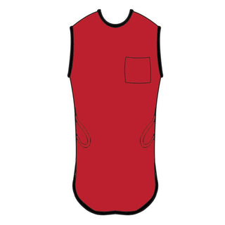AliMed Grab 'n Go Quick Drop Basic Aprons Quick Drop Basic Apron, Lightweight Lead, Burgundy, X-Large - 937149