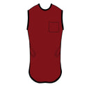 AliMed Grab 'n Go Quick Drop Basic Aprons Quick Drop Basic Apron, Lightweight Lead, Burgundy, X-Large - 937149