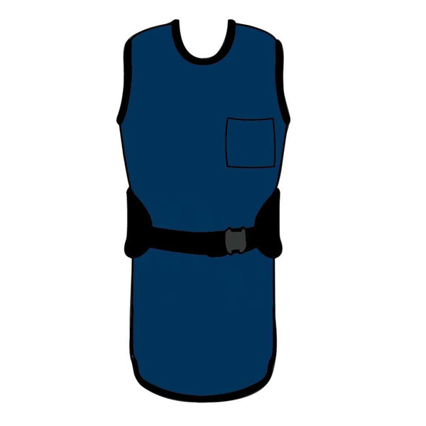 AliMed Grab 'n Go Back Aid Aprons Back Aid Apron, Lead-free, Burgundy, X-Large - 937185
