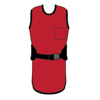 AliMed Grab 'n Go Back Aid Aprons Back Aid Apron, Lightweight. Lead, Red, Medium - 937179