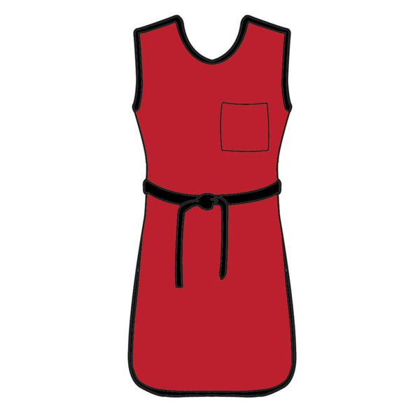 AliMed Grab 'n Go Tie Aprons Tie Apron, Lightweight Lead, Navy, Small - 937210