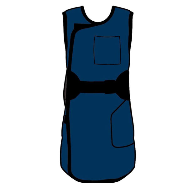 AliMed Grab 'n Go Coat Aprons Coat Apron, Lead-free, Red, Medium - 937231