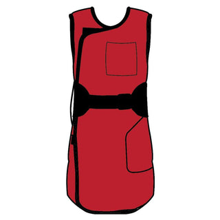 AliMed Grab 'n Go Coat Aprons Coat Apron, Lightweight Lead, Navy, Small - 937226