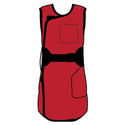 AliMed Grab 'n Go Coat Aprons Coat Apron, Lead-free, Burgundy, X-Large - 937233